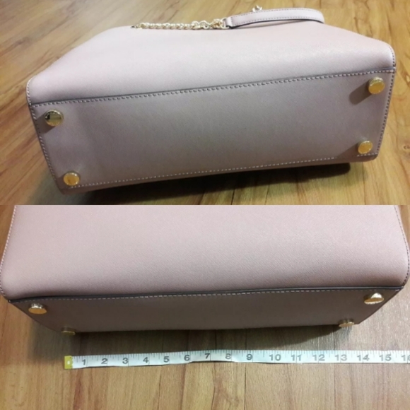 Michael Kors Susannah Large Leather Tote Handbag - Picture 4 of 8